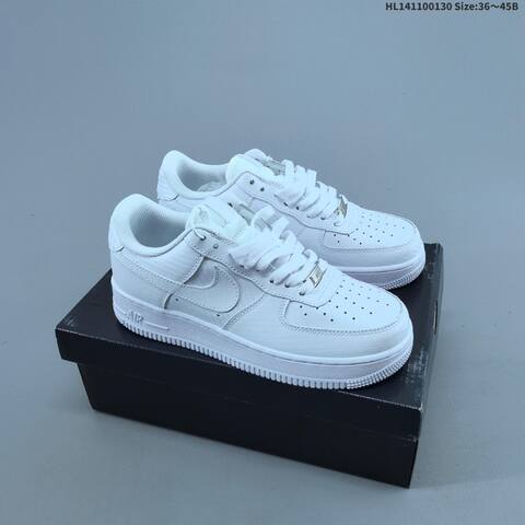 Nike Air Force 1 07 Low White Beige Brown Black Red EU 36-45 Sneaker - Unisex (BS-61650)