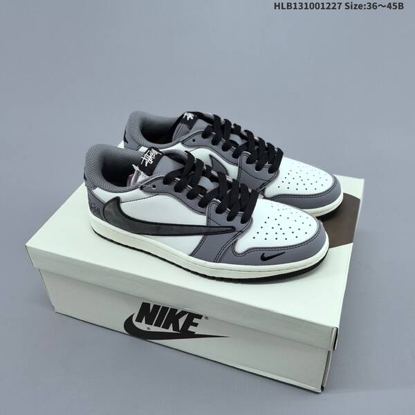 Nike Air Jordan 1 Low x Travis Scott x Supreme reverse mocha / black / gray EU 36-45 lifestyle