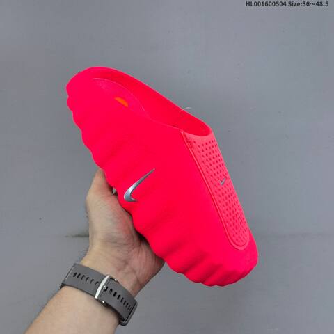 Nike Mind 001 Bright Red Metallic Silver Orange EU 36-48 5 Slides - Unisex (BS-60530)