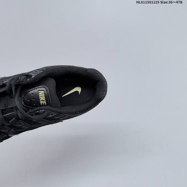 Nike P-6000 black white gum gold EU 36-47 running shoe