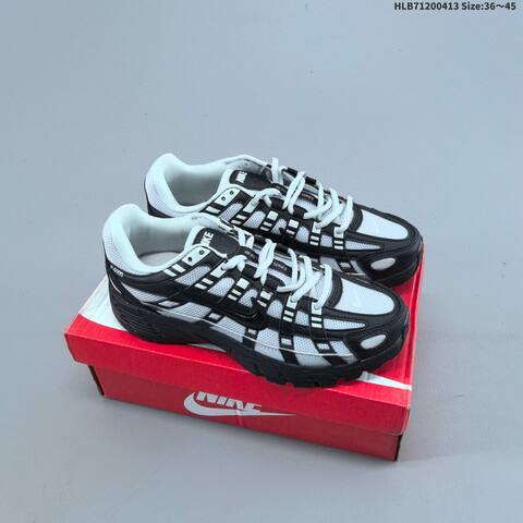 Nike P-6000 Black White EU 36-45 Running Shoe - Unisex (BS-60770)