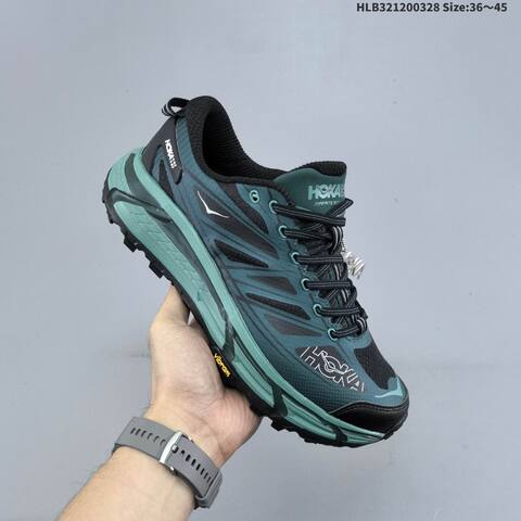 HOKA ONE ONE Mafate Speed 2 Dark Teal Black Light Teal EU 36-45 Trail Shoe Trail Running Sneakers - Unisex (BS-69369)