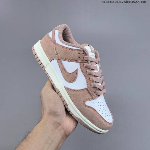 Nike SB Dunk Low Pro White Light Pink Sail EU 35 5-40 Skate Shoe - Unisex (BS-62038)