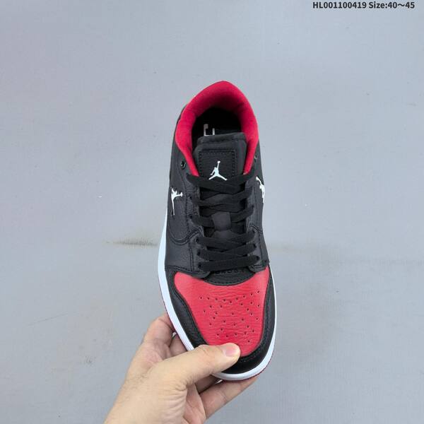 Jordan Air Jordan 1 Low black/red/white EU 40-45 basketball