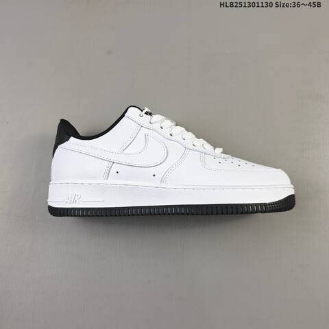 Nike Air Force 1 07 White Black Grey EU 36-45 Sneaker - Unisex (BS-62951)