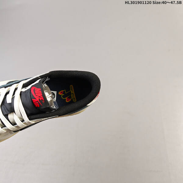 Nike Air Jordan 1 Low Travis Scott black/white/cream with blue accents 40~47.5 lifestyle