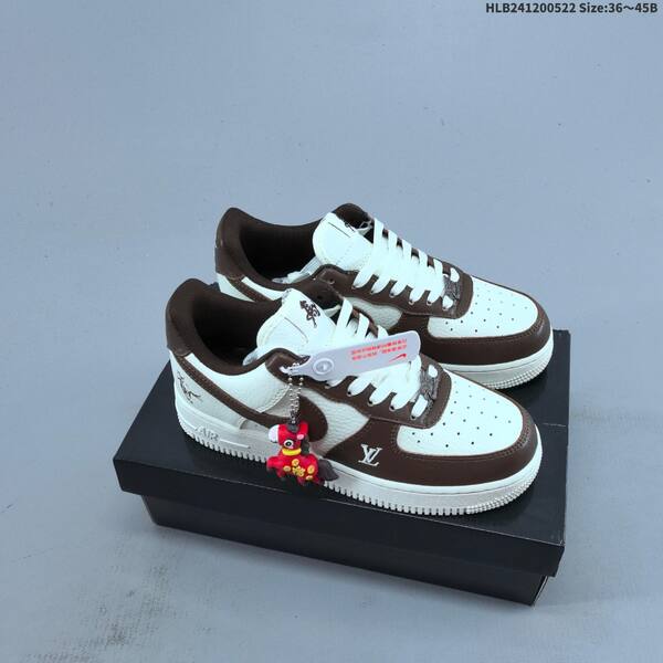 Nike Air Force 1 Low brown blue green orange black EU 36-45 skate shoe