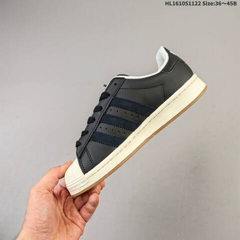 Adidas Superstar JQ3214 black off white gum green EU 36 45 skate