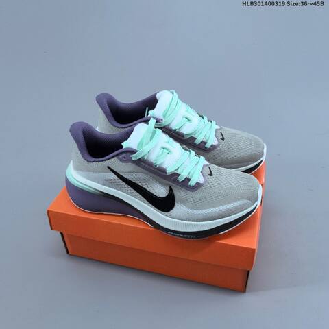 Nike Air Zoom Pegasus 42 Grey Black Mint Purple White EU 36-45 Running Shoe - Unisex (BS-61235)