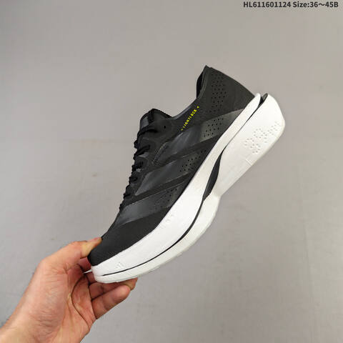 Adidas Adizero Adios Pro 5 Black White Yellow EU 36-45 Running Shoe - Unisex (BS-65465)