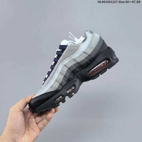 Nike Air Max 95 SP Black Grey White Navy Red EU 36-47 5 Running Shoe - Unisex (BS-62399)
