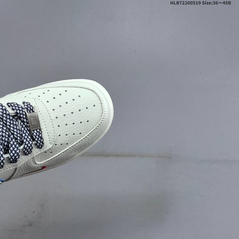 Nike Air Force 1 07 Low Supreme Off White Navy Blue Red EU 36-45 Sneaker - Unisex (BS-60254)