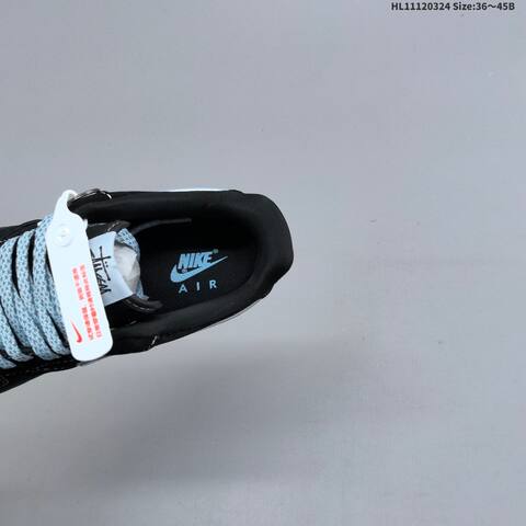 Nike Air Force 1 07 Black Light Blue White EU 36-45 Sneaker - Unisex (BS-61141)