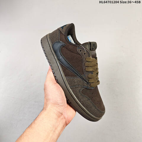 Nike Air Jordan 1 x Travis Scott AIR JORDAN DO5442-202 36 36 5 37 5 38 3 Lifestyle - Women's (BS-67546)