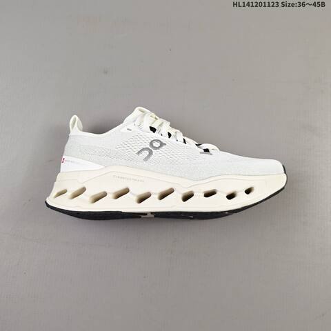 On Cloudsurfer Max Ivory White Black EU 36-45 Running Shoe Running Sneakers - Unisex (BS-69782)