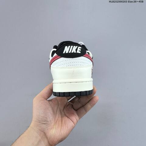 Nike Dunk SB Low White Black Red Off White EU 36-45 Skate Shoe - Unisex (BS-61558)