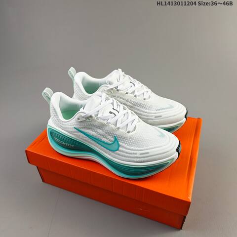 Nike Vomero Plus ReactX Air Zoom White Grey Black Teal EU 36-46 Running Shoe - Unisex (BS-62835)