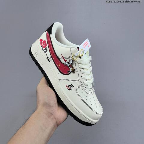 Nike Air Force 1 07 Low Off White Red Black EU 36-45 Sneaker - Unisex (BS-61819)