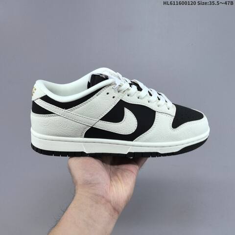 Nike Dunk Low Retro DIY Off White Black EU 35 5-47 Skate Shoe - Unisex (BS-61873)