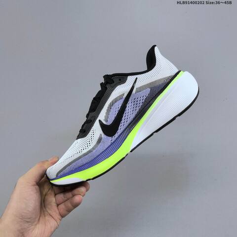 Nike Air Zoom Pegasus 42 Flyknit White Black Pink Blue Green EU 36-45 Running Shoe - Unisex (BS-61578)