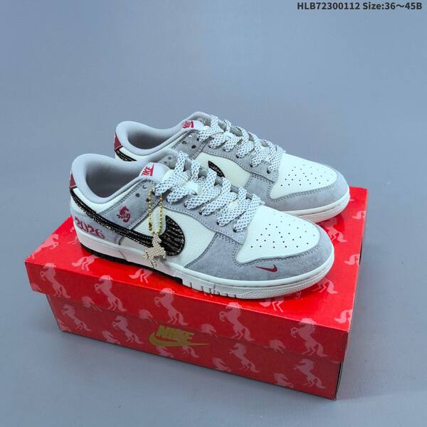 Nike Dunk SB Low black white red EU 36-45 skate shoe