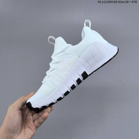 Nike Free Metcon 6 FJ7127-101 White Black EU 36-47 Training Shoe - Unisex (BS-62138)
