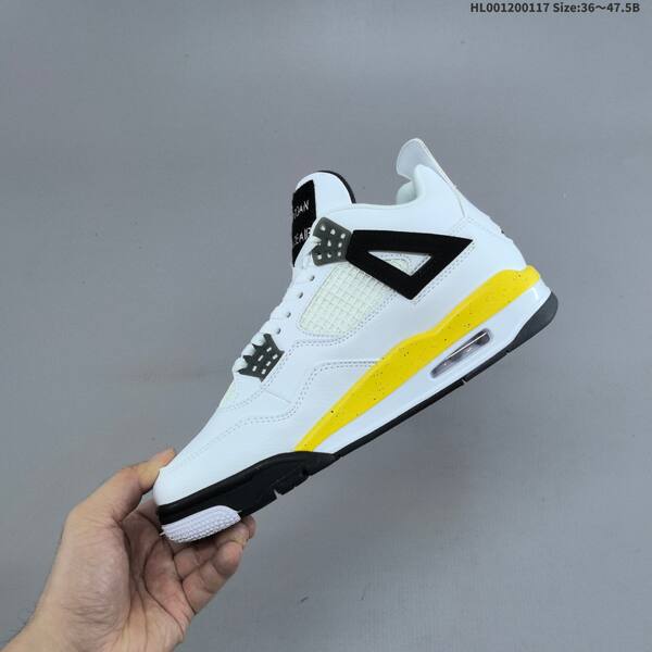 Jordan Air Jordan 4 Retro white/black/yellow EU 36-47.5 basketball