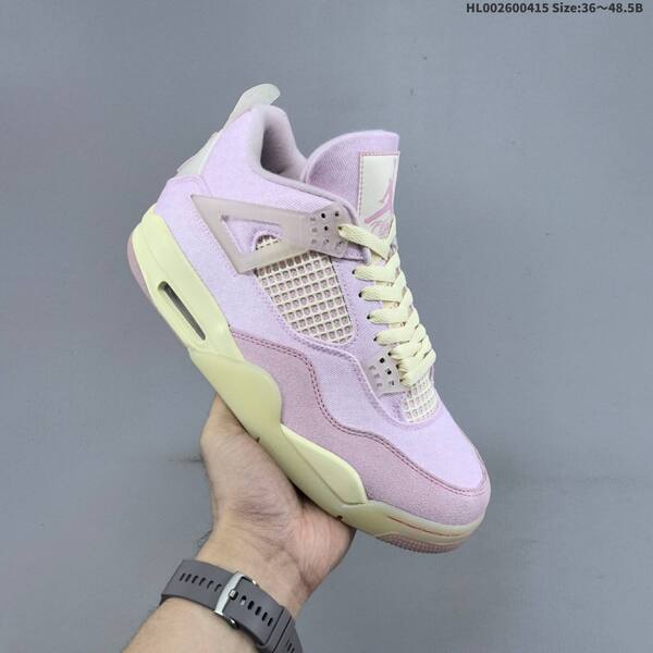 Jordan Air Jordan 4 Retro Denim Iced Carmine/Pink EU 36-48.5 basketball