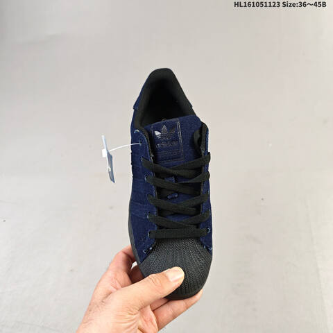 Adidas Superstar JS4018 Navy Blue Black EU 36-45 Skate Shoe - Unisex (BS-65519)