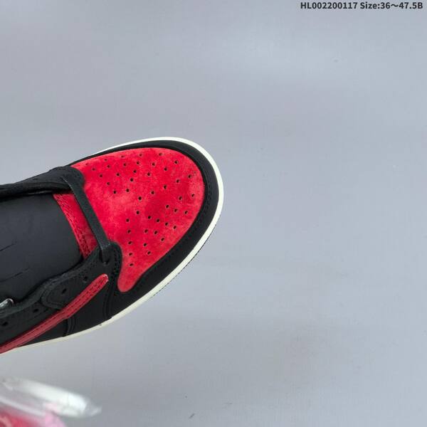 Jordan Air Jordan 1 Low black/red/white 36~47.5 basketball