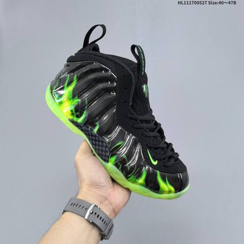 Nike Air Foamposite One ParaNorman Black Neon Green EU 40-47 Basketball Shoe - Men's (BS-60080)