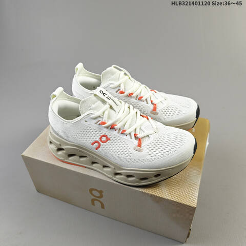 On Cloudsurfer Max White Green Black EU 36-45 Running Shoe Running Sneakers - Unisex (BS-69797)