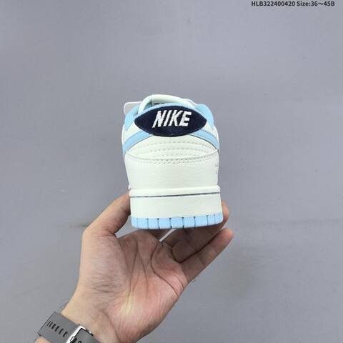 Nike Dunk SB Low Off White Light Blue Navy Red EU 36-45 Skate Shoe - Unisex (BS-60633)