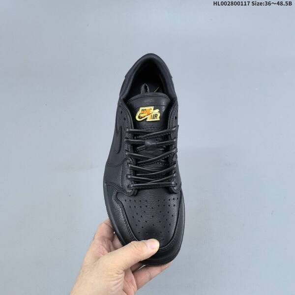 Nike Air Jordan 1 Retro OG black/gold 36~48.5 basketball