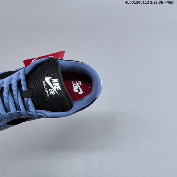 Nike SB Dunk Low Supreme blue black red EU 36-46 skate shoe