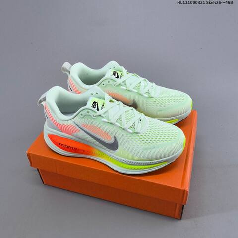 Nike Vomero 18 ReactX Air Zoom Black White Cream Pink EU 36-46 Running Shoe - Unisex (BS-61003)