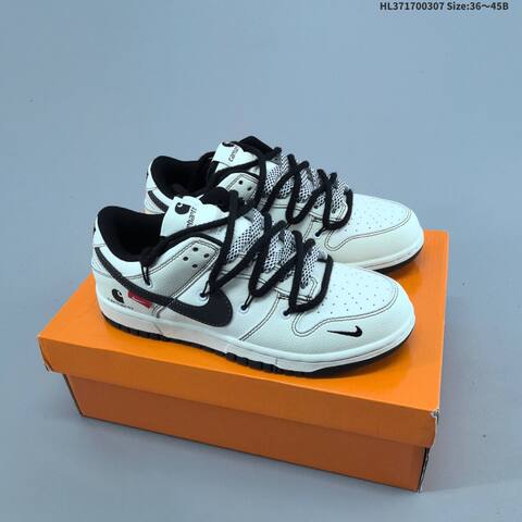 Nike SB Dunk Low Off White Dark Grey Green EU 36-45 Skate Shoe - Unisex (BS-61453)