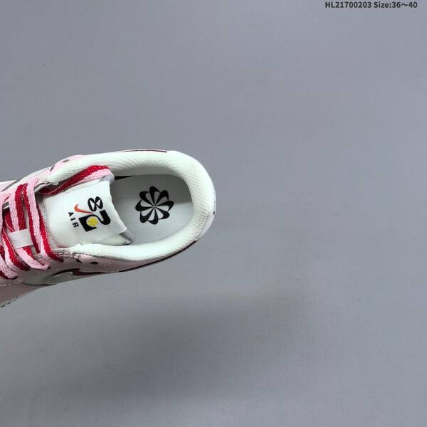 Nike Air Force 1 07 pink white red brown EU 36-40 sneaker