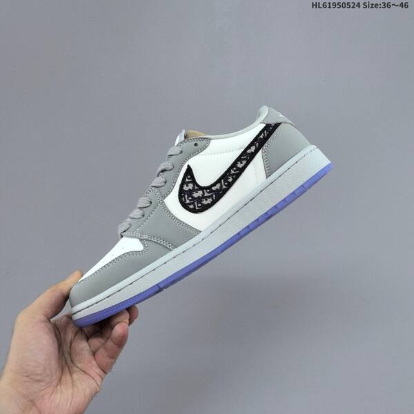 Jordan Air Jordan 1 Low OG grey/white/black 36~46 lifestyle