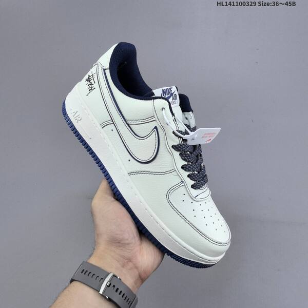 Nike Air Force 1 07 sail white navy blue black EU 36-45 sneaker