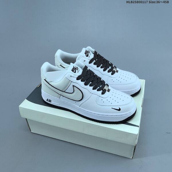 Nike Air Force 1 07 LV8 DM6688 off white black EU 36-45 sneaker