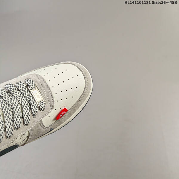 Nike Air Force 1 07 Low light grey dark green red white EU 36-45 sneaker