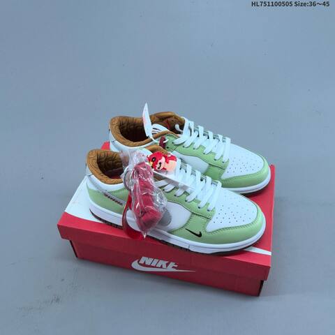 Nike Dunk Low White Light Grey Mint Beige Black Red Orange Blue EU 36-45 Skate Shoe - Unisex (BS-60501)