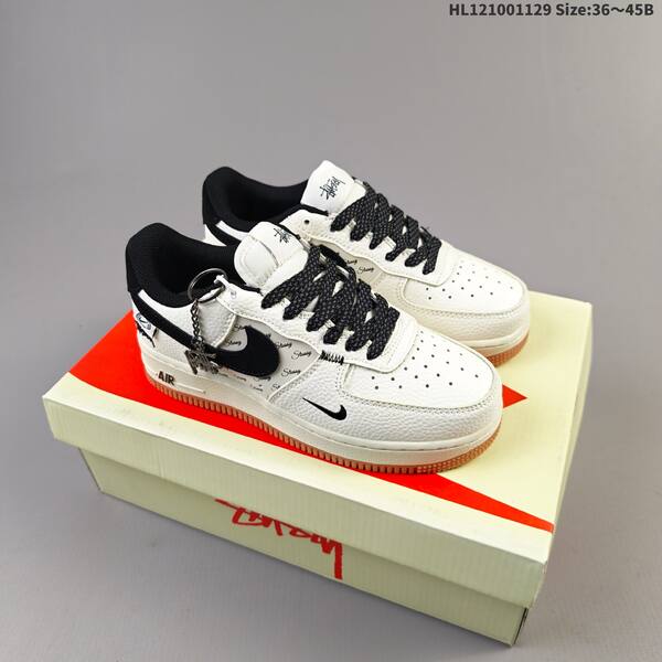 Nike Air Force 1 07 off white grey black EU 36-45 sneaker