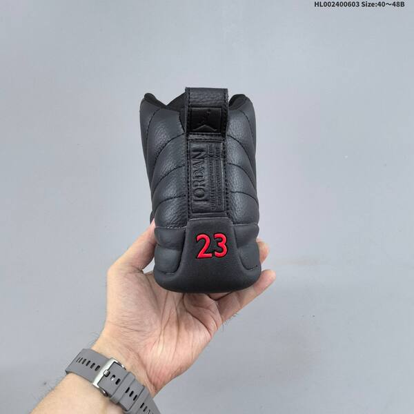 Jordan Air Jordan 12 Retro black/red 40~48B basketball