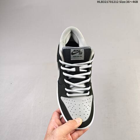 Nike SB Dunk Low J-Pack Shadow Black Grey White EU 36-46 Skate Shoe - Unisex (BS-62745)