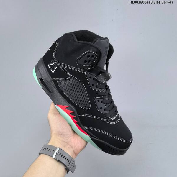 Jordan Air Jordan 5 Retro Black/Crimson/Mint Glow EU 36-47 basketball