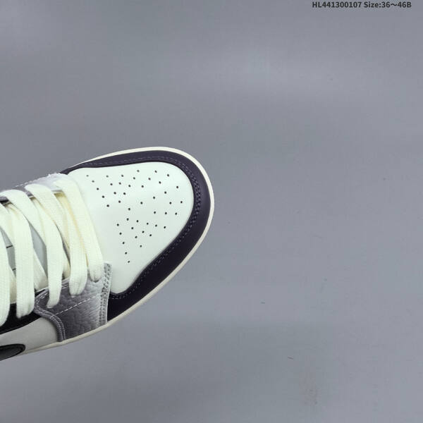 Jordan Air Jordan 1 Low White/Black/Purple EU 36-46 casual