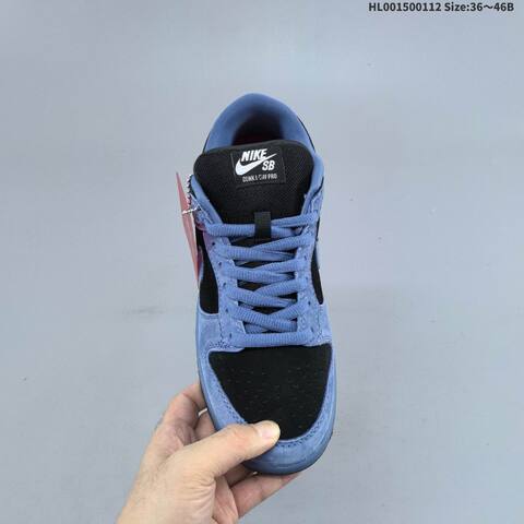 Nike SB Dunk Low Supreme Blue Black Red EU 36-46 Skate Shoe - Unisex (BS-62040)