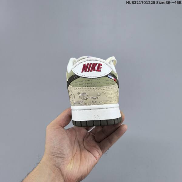Nike Dunk Low CNY white beige olive green brown EU 36-46 skate shoe